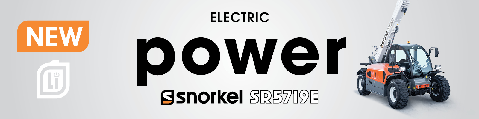 Electric Power Snorkel SR5719E lithium ion telehandler